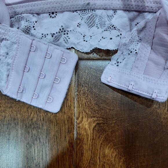 Feminine coquette lace ribbed bra 32b - Picture 7 of 10